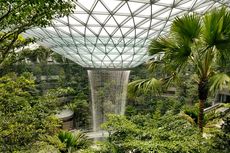 Sebulan Lagi, Bandara Jewel Changi Punya Air Terjun Tertinggi di Dunia