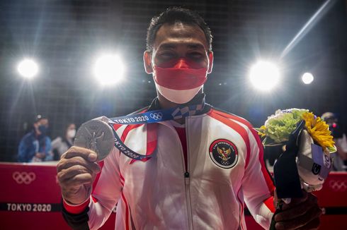 Kata-kata Pertama Eko Yuli Usai Tambah Medali Indonesia di Olimpiade Tokyo 2020