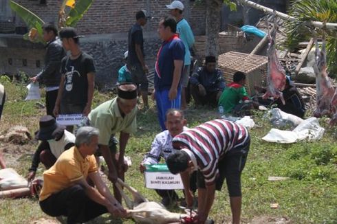 105 Kambing dari TKI di Singapura untuk Warga Lereng Merapi