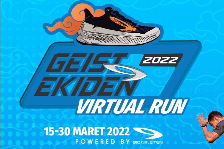 Perusahaan sepatu lari 910Nineten mengadakan lomba berlari virtual (virtual running) berjudul 910 Geist Ekiden Virtual Run 2022.