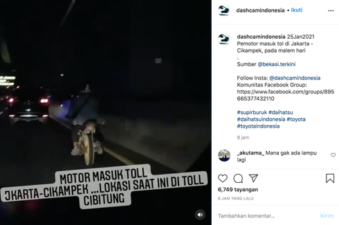 Cara Sederhana Kurangi Pengendara Motor Masuk Jalan Tol