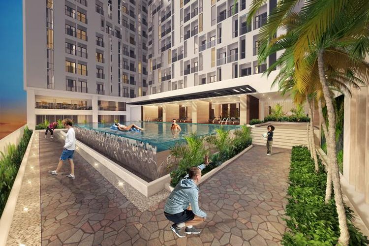 Rendering The Palm Regency Mall and Condominium