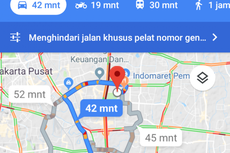 Menjajal Tambahan Fitur Rute Alternatif Hindari Ganjil-Genap dari Google Maps