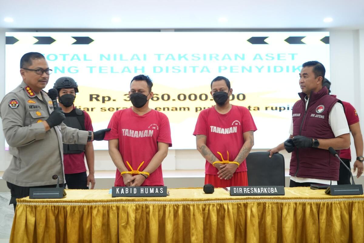 Polda Jateng Bongkar Pencucian Uang Rp 3,1 Miliar dari Kejahatan Narkotika
