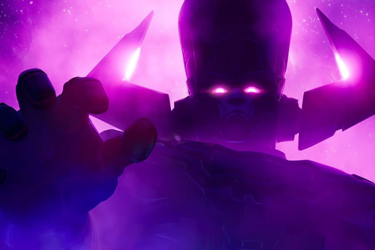 Ilustrasi Galactus di Fortnite.