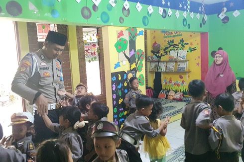 Cerita Bripka Herry Membangun TK Gratis di Gunungkidul, Sisihkan Insentif untuk Operasional Sekolah