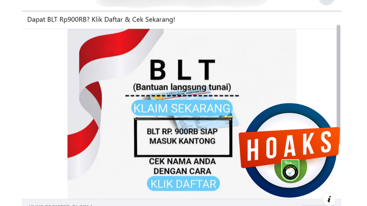 INFOGRAFIK: Hoaks Bantuan PKH Rp 900.000 dari Kemensos, Simak Bantahannya