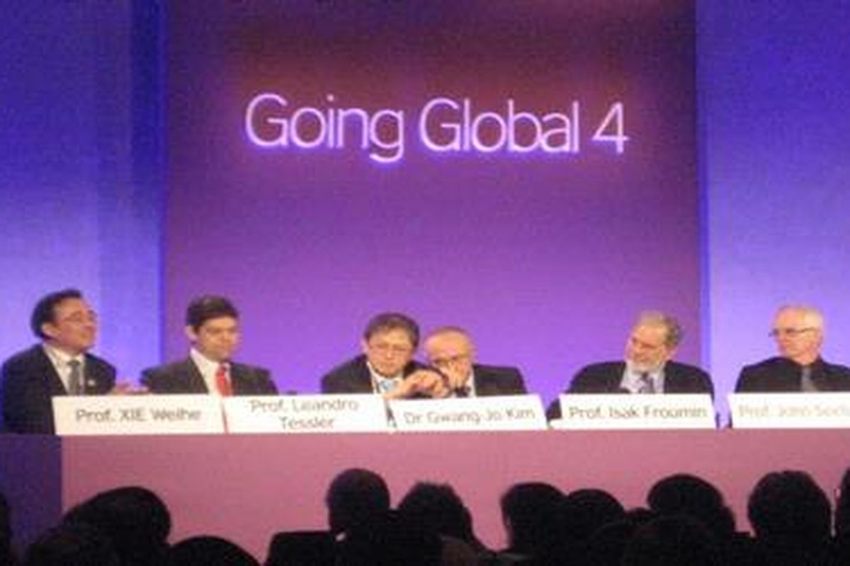 Melalui Going Global 4 Conference negara-negara Eropa, khususnya Inggris, sedang berusaha memetakan potensi Indonesia untuk kepentingan internasionalisasi pendidikan tinggi.