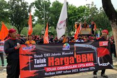 Buruh Demo di Balai Kota DKI, Sampaikan 3 Tuntutan hingga Minta Dukungan Tolak Kenaikan Harga BBM