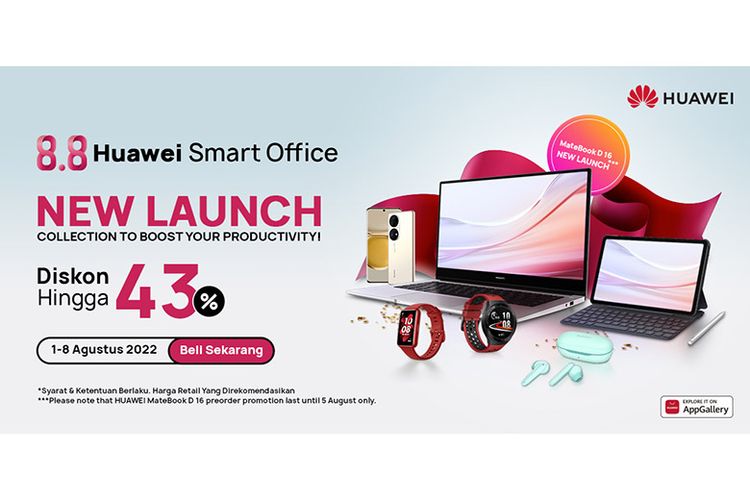 Huawei menghadirkan Living Mid-Year Grand Carnival di Shopee mulai 1-8 Agustus 2022. 