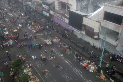 Berkunjung ke Pasar Pagi di Salatiga, Ditata Berjarak, Pembeli Tak Takut Lagi Berbelanja