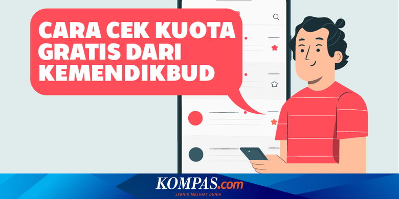 INFOGRAFIK: Cara Cek Bantuan Gratis Kemendikbud untuk Semua Operator - Vimarsana News