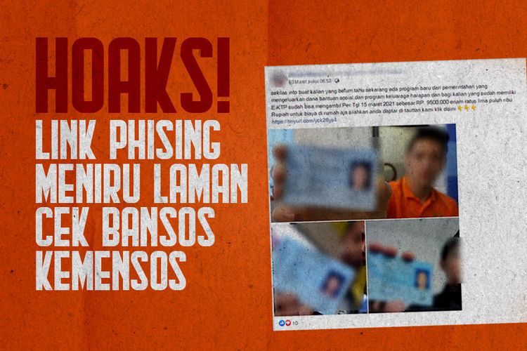 HOAKS! Link Phising Meniru Laman Cek Bansos Kemensos