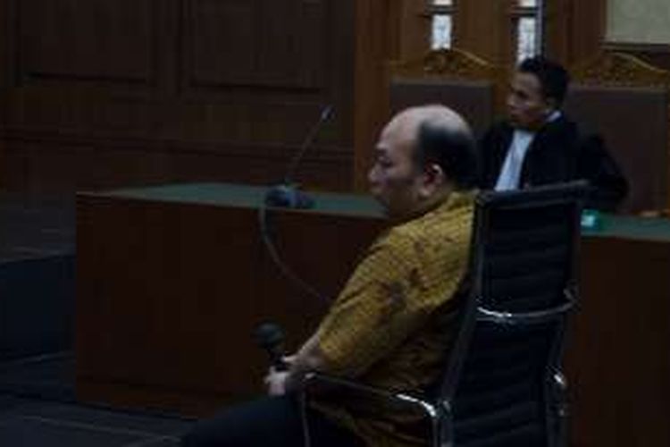 Kasubdit Kasasi Perdata, Direktorat Pranata dan Tata Laksana Perkara Perdata Mahkamah Agung, Andri Tristianto Sutrisna, sebagai terdakwa di Pengadilan Tipikor Jakarta, Kamis (4/8/2016).