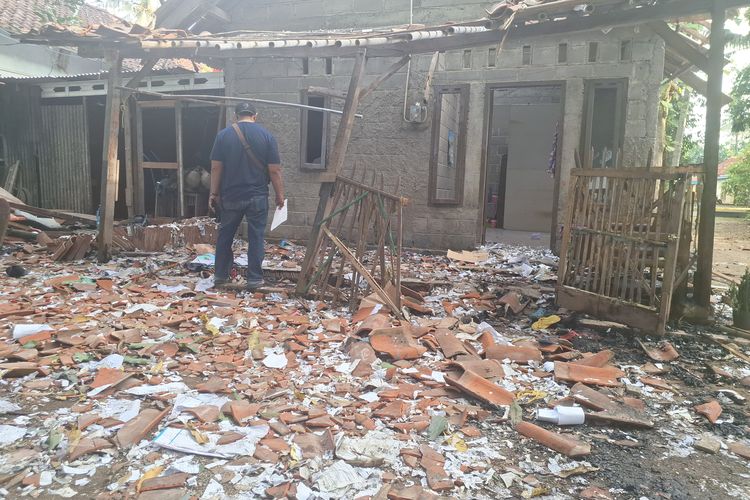 Penampakan Rumah di Purworejo Hancur Dihantam Ledakan Mercon, 5 Orang Terluka