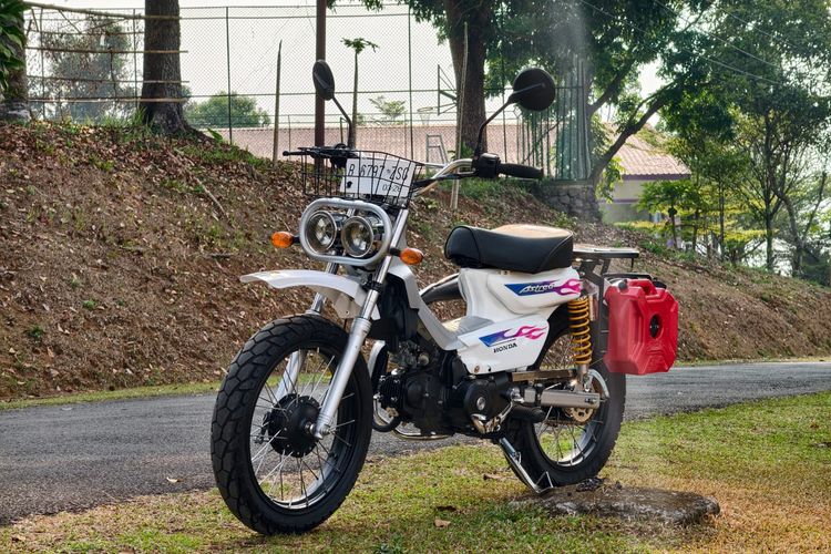 Honda Astrea Grand Mangkrak Disulap Jadi Honda CT 