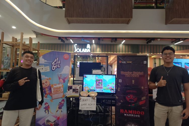 Glenn dan Yude, game developer asal kota Semarang yang berhasil ciptakan game unik di Indonesia, Kamis (30/11/2023).