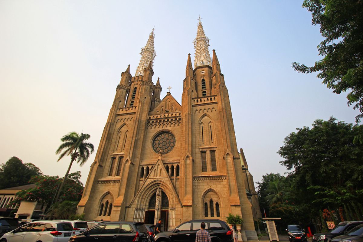 Ilustrasi Gereja Katedral Jakarta. 