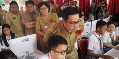 Lewat Video Conference, Wagub Kandouw Buka UNBK SMK se-Sulut 