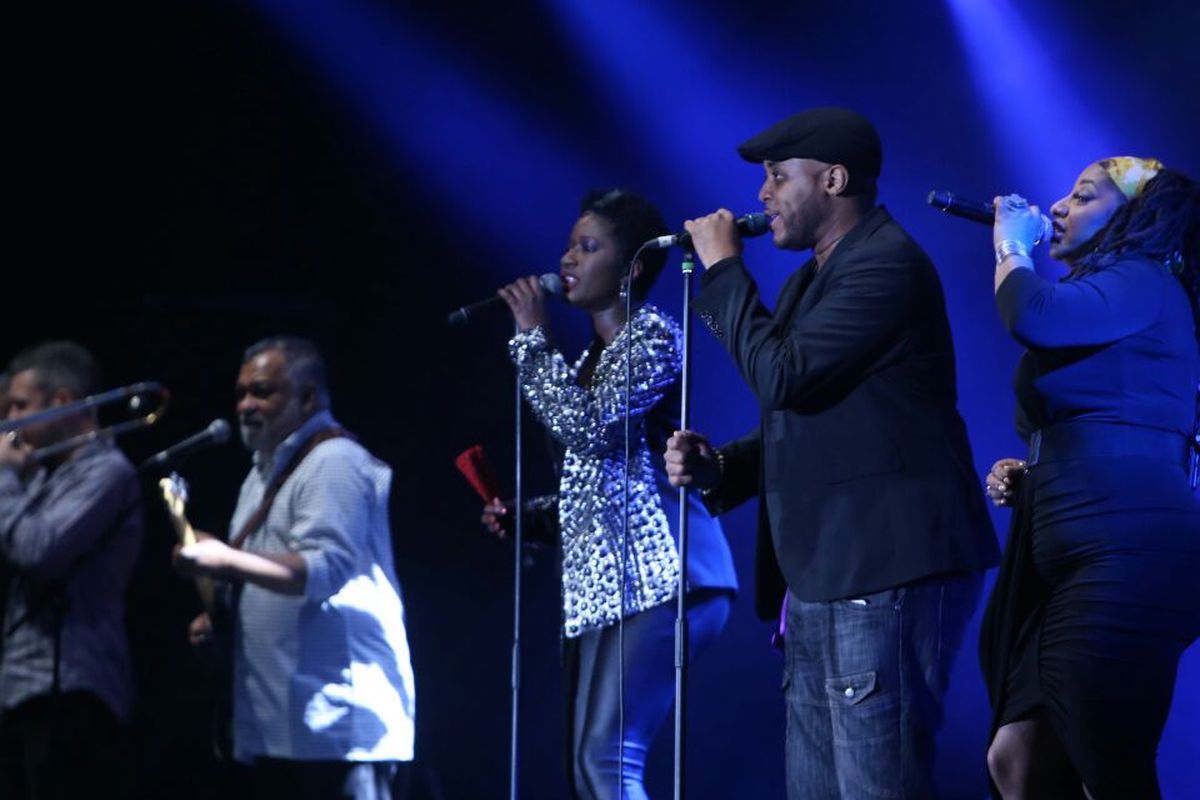 Band jazz-funk asal Inggris Incognito tampil di Java Jazz Festival 2017 yang digelar di JIExpo Kemayoran, Jakarta, Sabtu (4/3/2017).