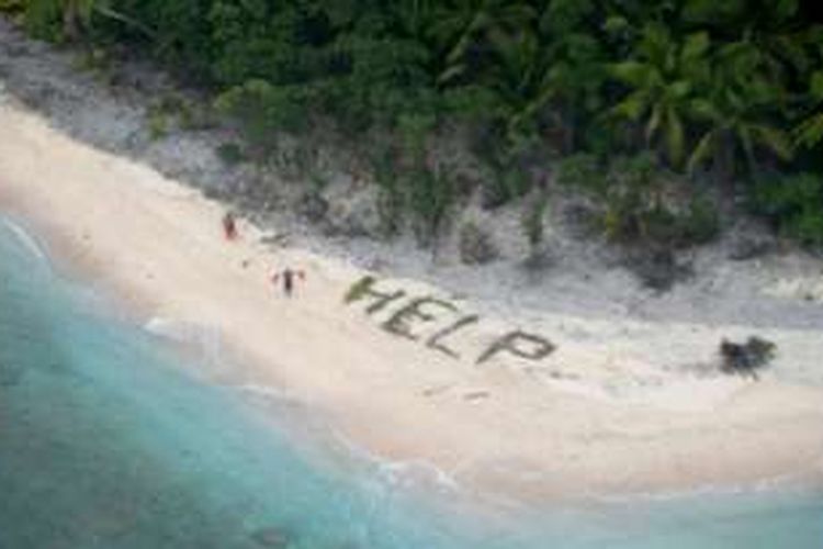 Tiga pelaut yang ditemukan sudah tiga hari terdampar di pulau terpencil tak berpenghuni di Pasifik. 