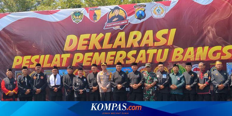 14 Perguruan Silat di Madiun Deklarasi Jaga Perdamaian dan Kondusivitas