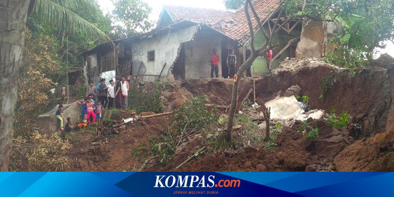 Longsor Menerjang Sukabumi Bangunan Rusak Dan Saluran Irigasi Terputus
