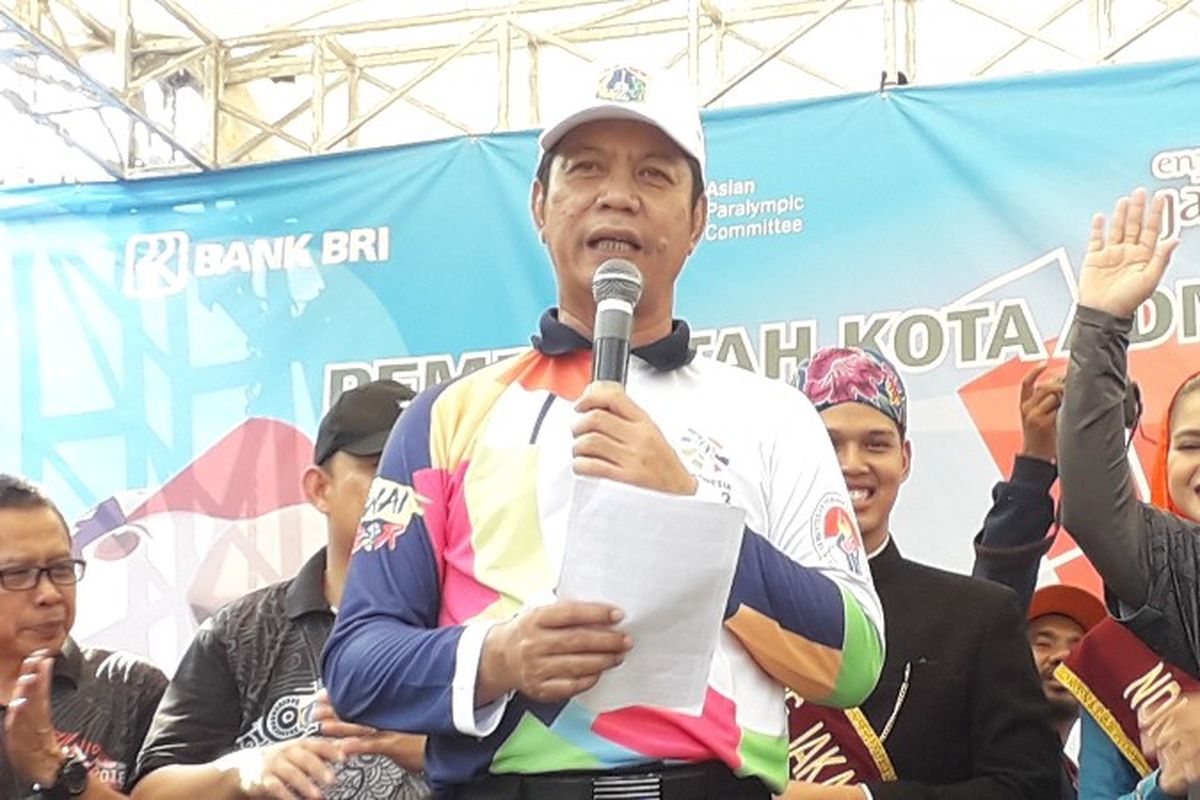 Wali Kota Jakarta Barat Rustam Effendi di Kampung Tomang, Grogol Petamburan, Jakarta Barat pada Selasa (2/10/2018).