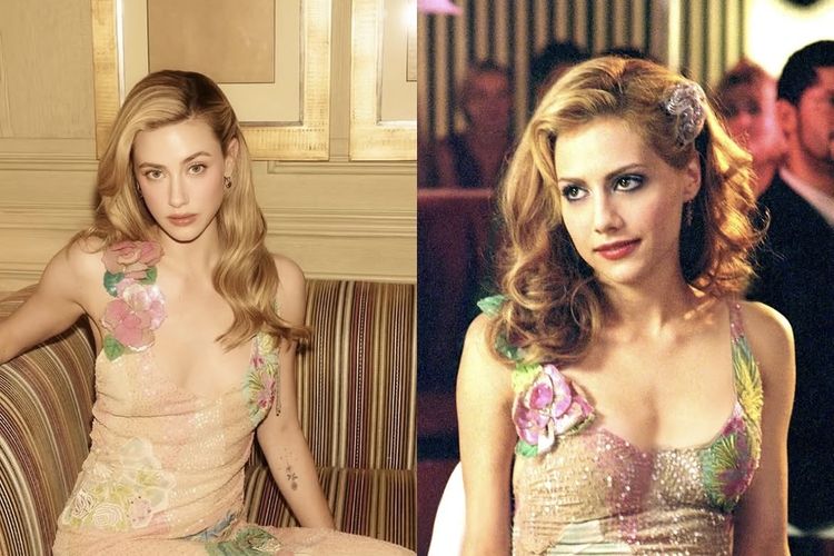 Lili Reinhart Kenakan Gaun Ikonik Brittany Murphy di Film Uptown Girls