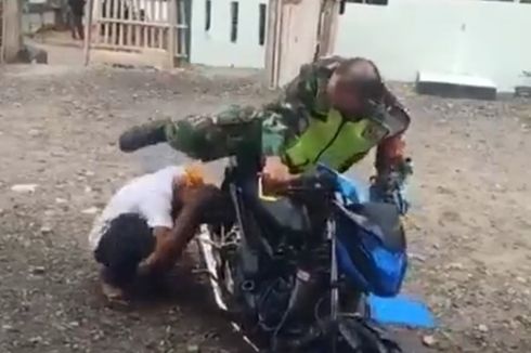 Oknum TNI AD yang Tempelkan Kuping Warga ke Knalpot Motor Ditahan