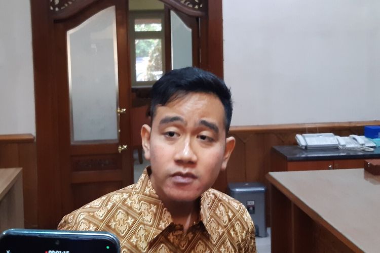Wali Kota Solo Gibran Rakabuming Raka di Solo, Jawa Tengah, Selasa (31/1/2023).