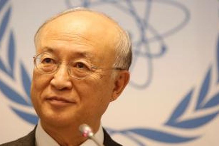Direktur Jenderal Badan Energi Atom Internasional (IAEA), Yukiya Amano.