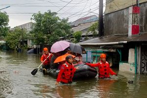 Banjir Rendam 9 Kecamatan di Kota Bekasi, Jatibening Permai Capai 150 Cm