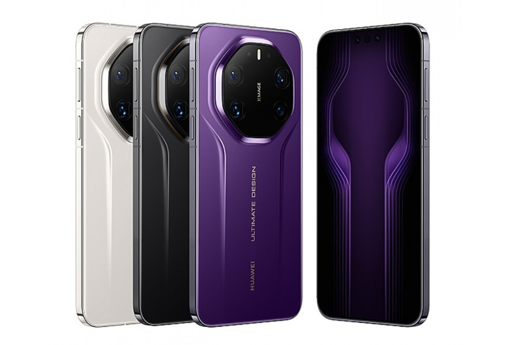 Huawei Mate 80 RS Ultimate Design hadir dengan modul kamera berbentuk segi delapan. Ponsel ini tersedia dalam tiga pilihan warna, meliputi Dark Black, Pure White, dan Hibiscus.