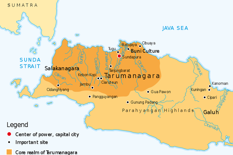 Wilayah Kerajaan Tarumanegara
