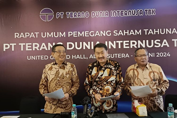 Terang Dunia Internusa Tbk gelar Rapat Umum Pemegang Saham Tahunan (RUPST)