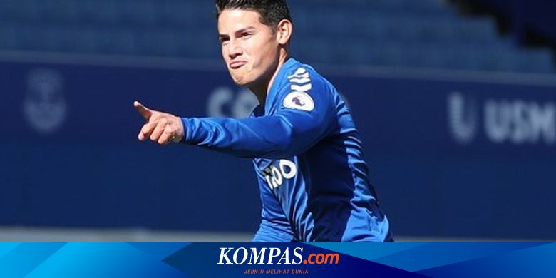 Moncer di Everton, James Rodriguez Dibanjiri Pujian