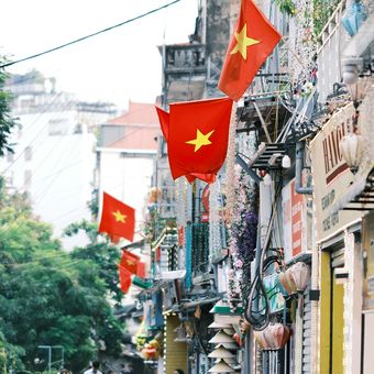 Bendera Vietnam.