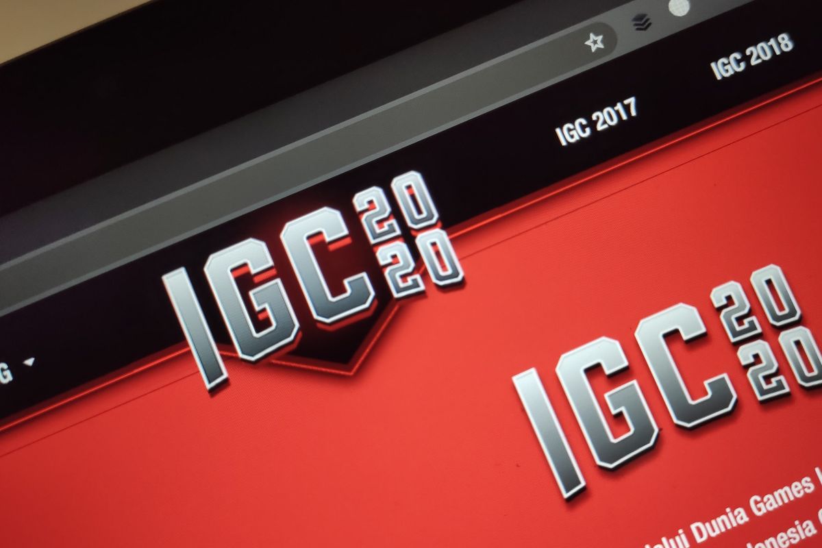 Ilusrasi logo IGC 2020 di situs resmi.