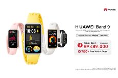 Sudah Bisa Dibeli, HUAWEI Band 9 Bantu Pengguna Dapatkan Tidur Nyenyak dan Jalani Gaya Hidup Sehat