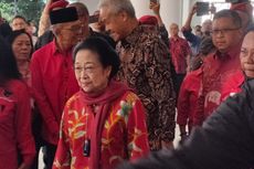 Iringan Gamelan Sambut Kedatangan Megawati dan Ganjar di Kantor DPD PDI-P Yogyakarta