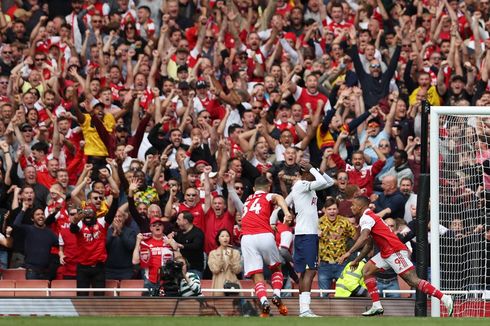 Hasil Arsenal Vs Tottenham 3-1: Diwarnai Kartu Merah dan Blunder Lloris, Derbi London Utara Milik The Gunners