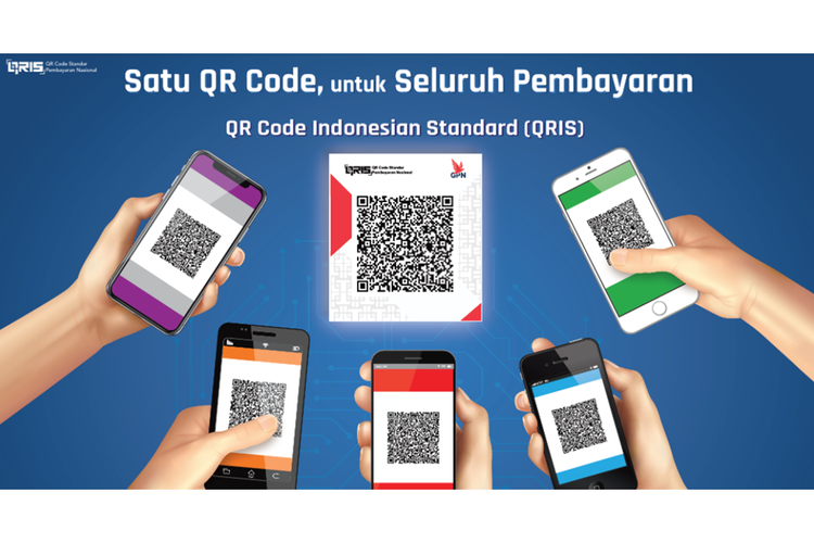 Tangkapan layar laman Bank Indonesia (BI) yang menjelaskan QR Code Indonesian Standard (QRIS).