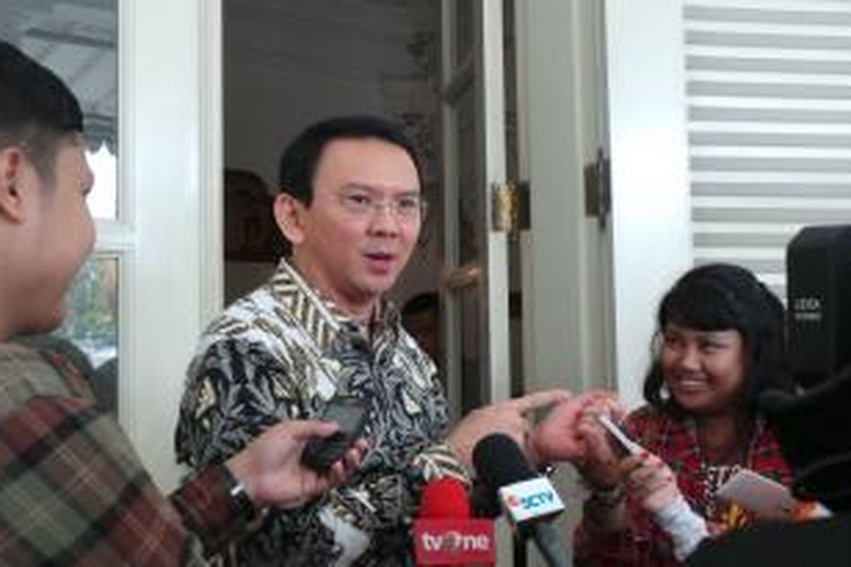 Gubernur DKI Jakarta Basuki Tjahaja Purnama, di Balai Kota, Rabu (25/3/2015). 