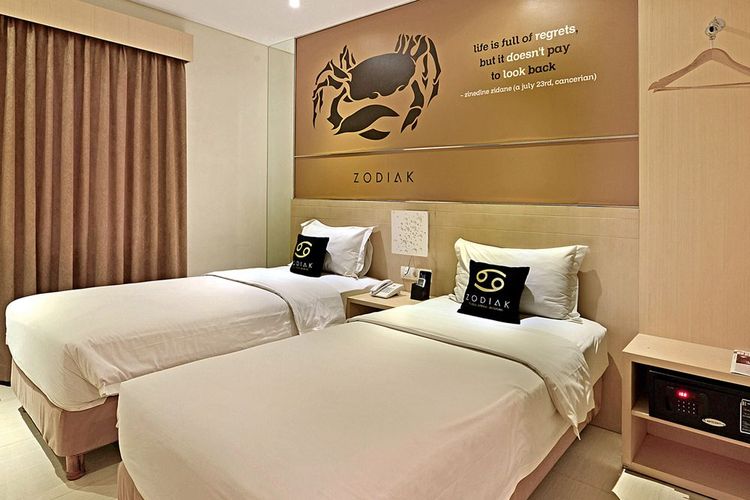 Ilustrasi Kamar Zodiak Hotel tipe Superior Twin/DOK.Zodiak Hotel