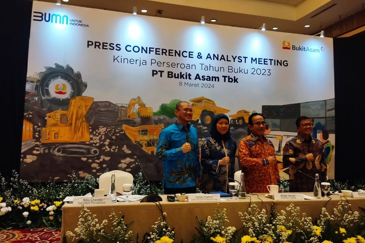 Konferensi Pers PT Bukit Asam Tbk (PTBA)