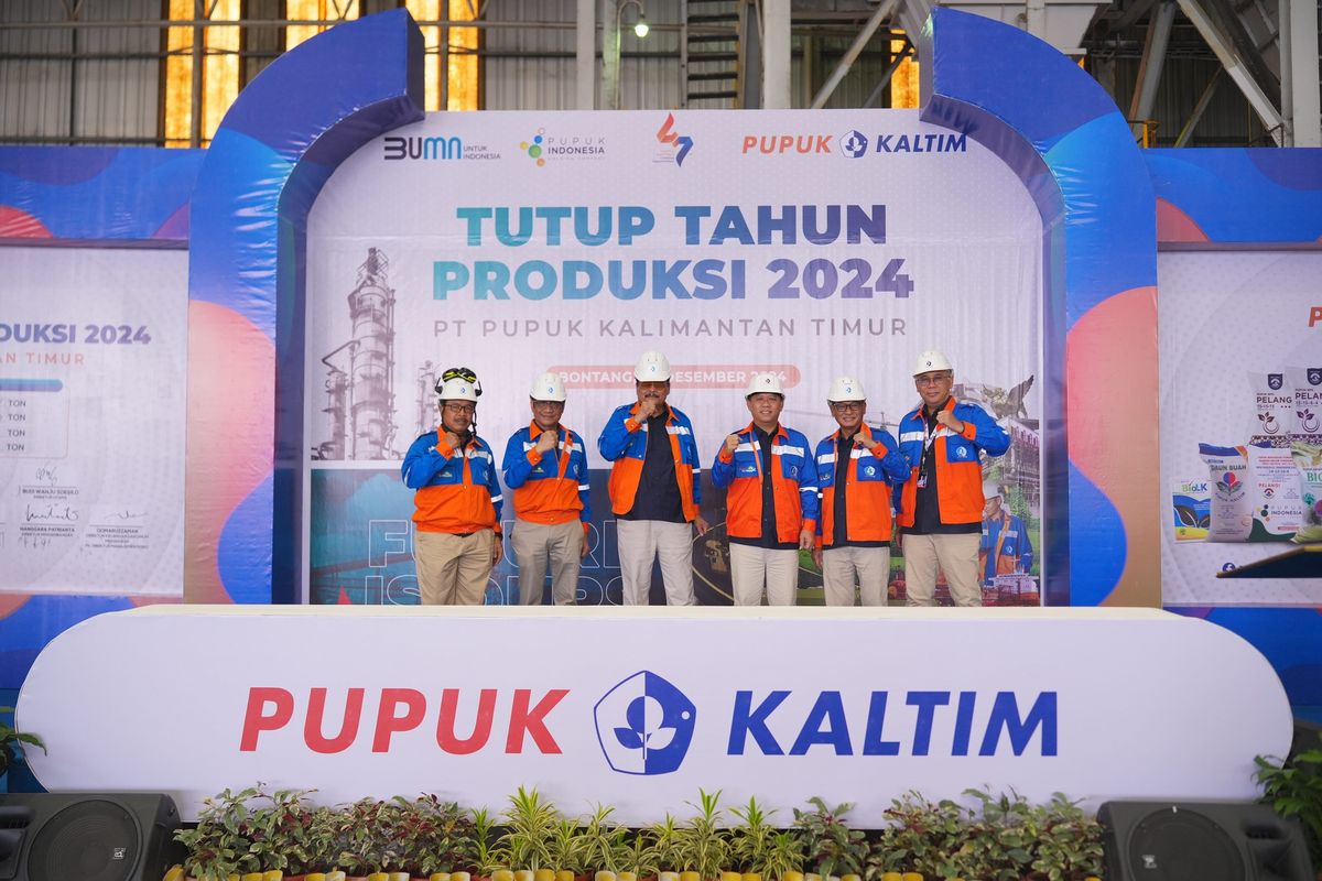 Capai Target Produksi Lebih dari 100 Persen, Pupuk Kaltim Siap Lanjutkan Tren Positif pada 2025