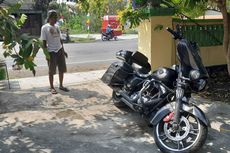 Moge Ngebut Tabrak Honda Beat Mau Menyeberang di Kulon Progo, Detik-detik Kecelakaan Terekam CCTV