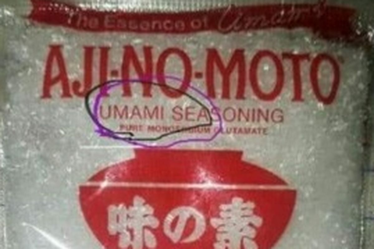 Hoaks MSG Ajinomoto mengandung campuran tulang babi karena tertera keterangan umami