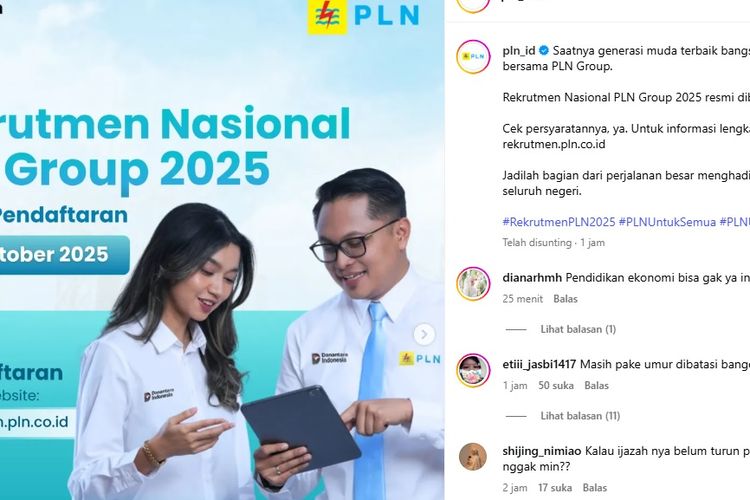 Lowongan Rekrutmen Umum PLN Group 2025. Rekrutmen PLN 2025.